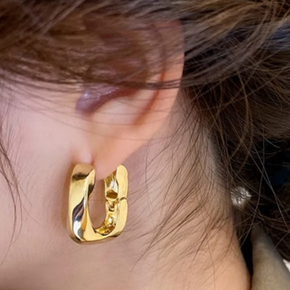 Earrings. Hoop earring - Picture 6 of 6